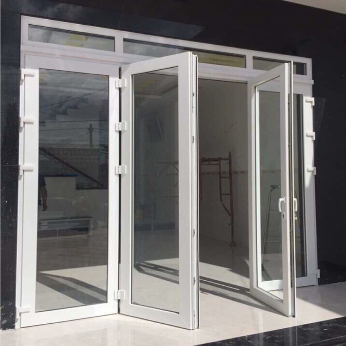 mẫu cửa nhôm Xingfa 4 cánh