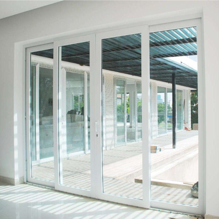 mẫu cửa nhôm Xingfa 4 cánh